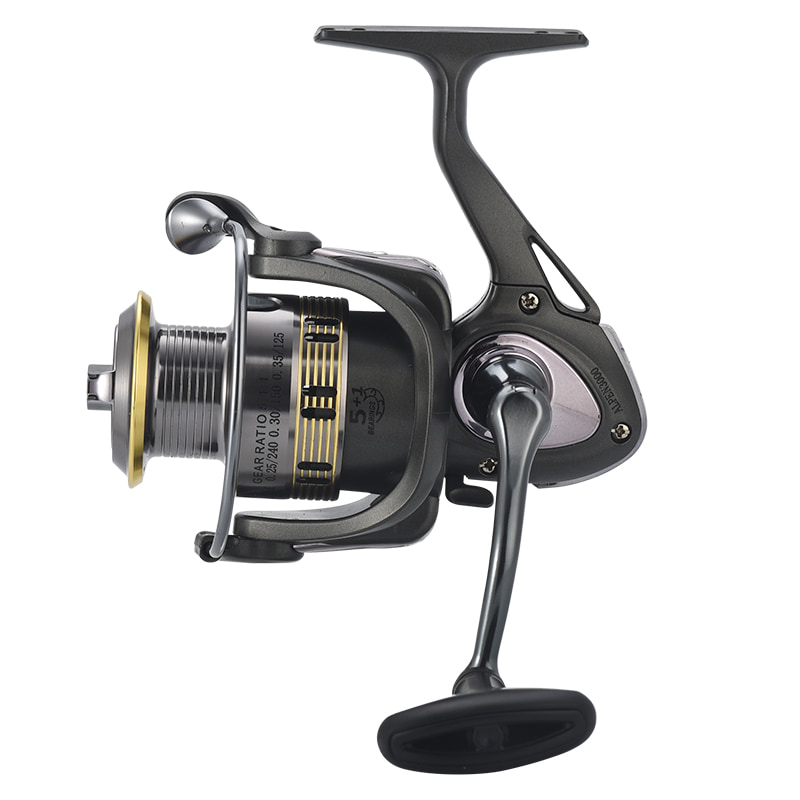 Bobină metalică 5+1BB CNC Mâner înșurubat Mulinetă de pescuit spinning Mulinete de pescuit în mare Bait Casting Mulinete de pescuit spinning
