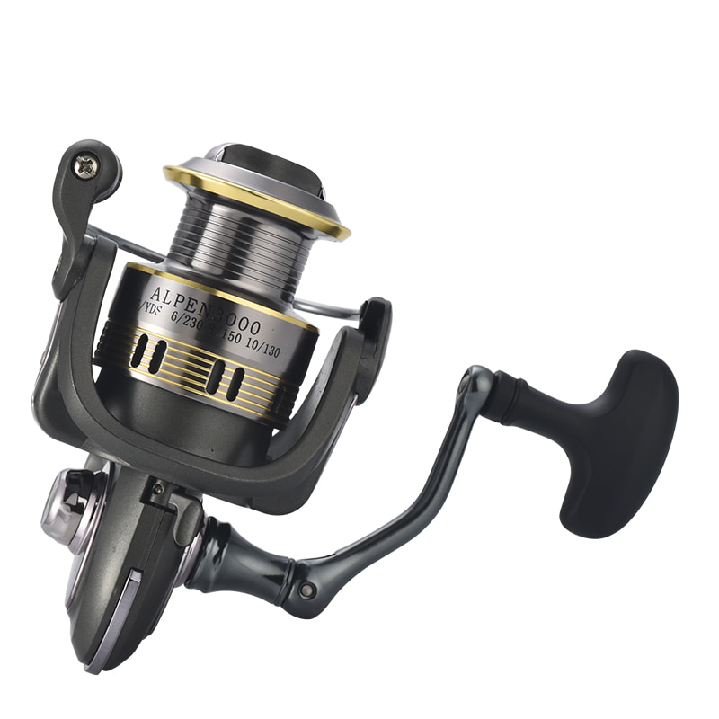 Bobină metalică 5+1BB CNC Mâner înșurubat Mulinetă de pescuit spinning Mulinete de pescuit în mare Bait Casting Mulinete de pescuit spinning